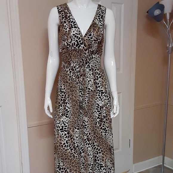 Mlle Gabrielle Dresses & Skirts - Mlle Gabrielle Cheetah Maxi 1X